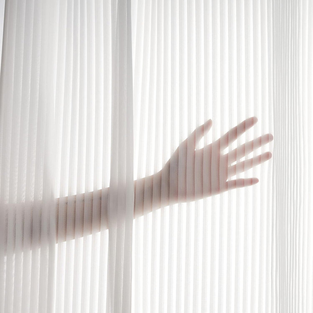 Topfinel Vorhänge Kinderzimmer Gardine Weiss Halbtransparen Ösen Gardinen Wohnzimmer Modern Voile Cu