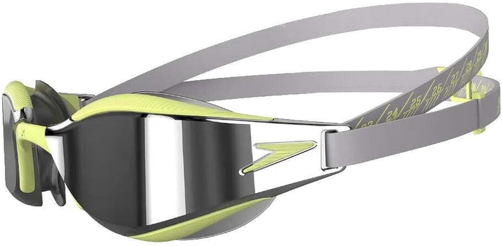 Speedo Unisex Fastskin Hyper Elite Mirror Schwimmbrillen (1er Pack) Einheitsgrösse Grey/Green, Einhe