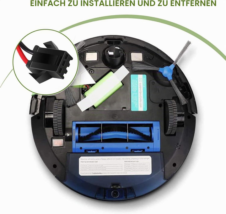CRLYLC 14,4V 2600mAh Ersatzakku für Ecovacs Deebot N79 N79S DN622, IKHOS S14 S15,Eufy RoboVac 11,11S