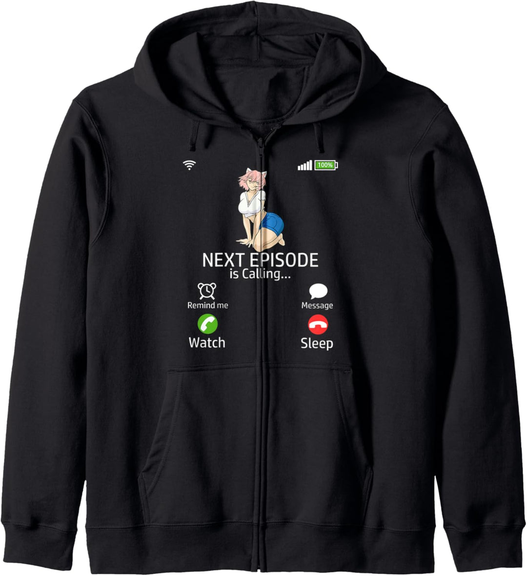 Manga ruft an Anime ruft an Cosplay Nächste Folge ruft an Kapuzenjacke