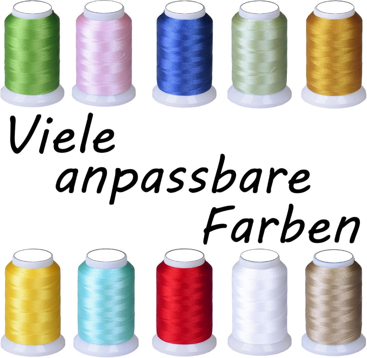 Personalisierte Schürze Bestickt Weiss - 100% Baumwolle - Schürze für Männer & Frauen, verstellbar m