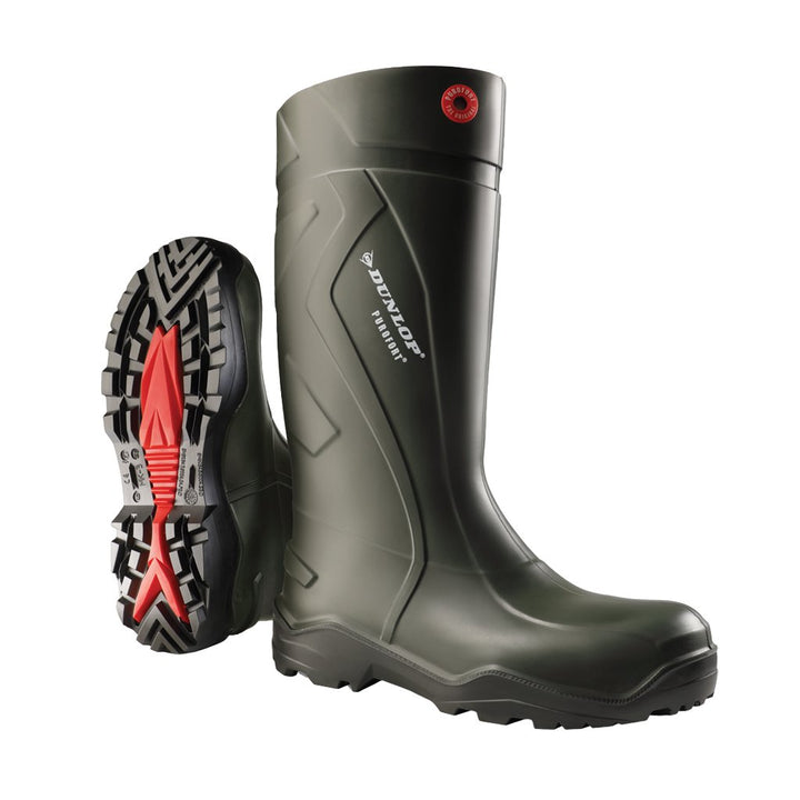 Dunlop C762933 S5 PUROF+ Unisex-Erwachsene Langschaft Gummistiefel 39 EU Grün, 39 EU Gr&amp;