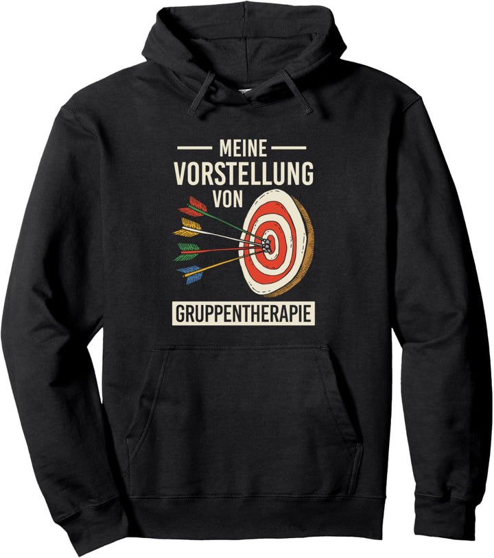 Vorstellung Gruppentherapie Bogenschiessen Bogen Bogensport Pullover Hoodie