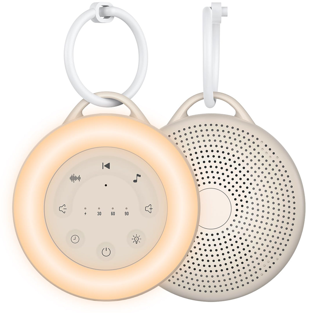 White Noise Machine Einschlafhilfe mit 24 Beruhigende Geräusche Tragbare Weisses Rauschen Maschine m