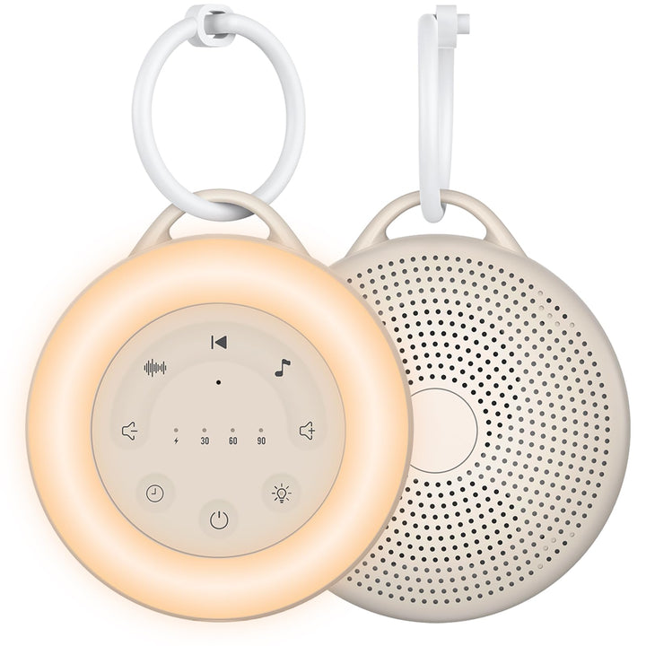 White Noise Machine Einschlafhilfe mit 24 Beruhigende Geräusche Tragbare Weisses Rauschen Maschine m