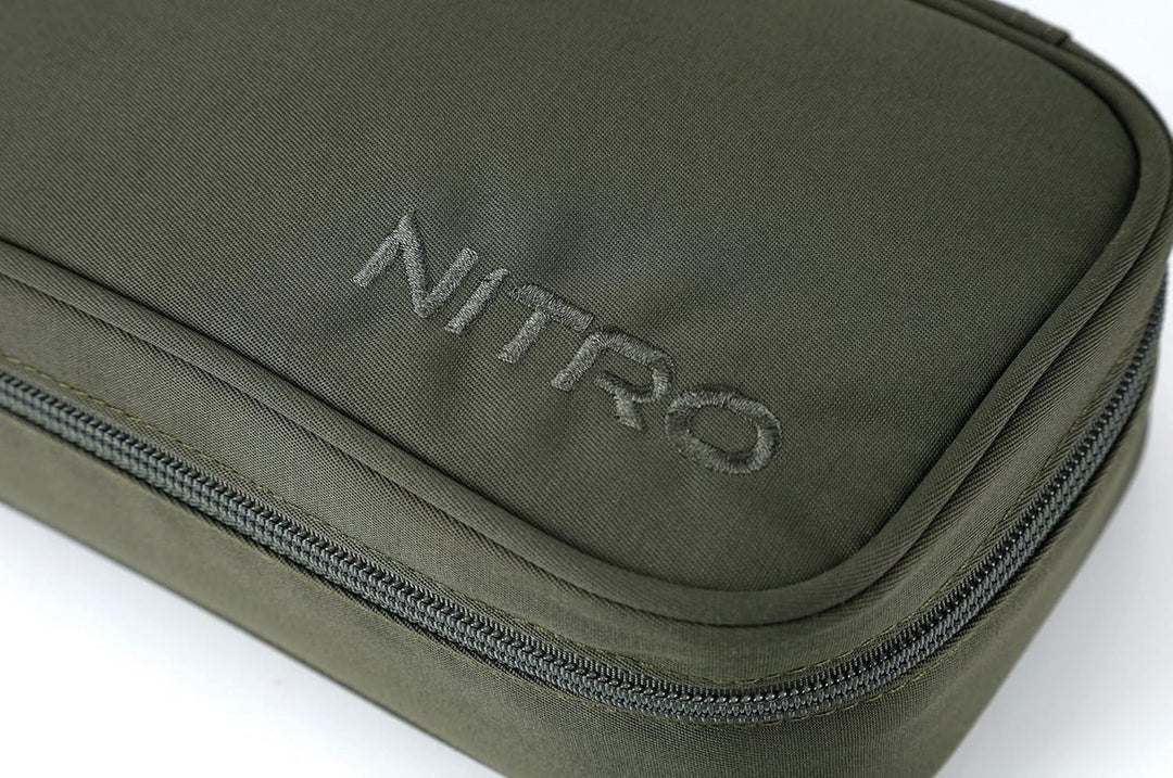 Nitro Pencil Case XL Inkl. Geo Dreieick & Stundenplan, Federmäppchen, Schlampermäppchen, Faulenzer B