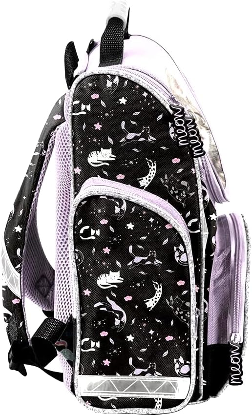 Katze Cat 8 Teile Set SCHULRANZEN Ranzen Tasche Schulrucksack Rucksack Federmappe Tornister Schultüt