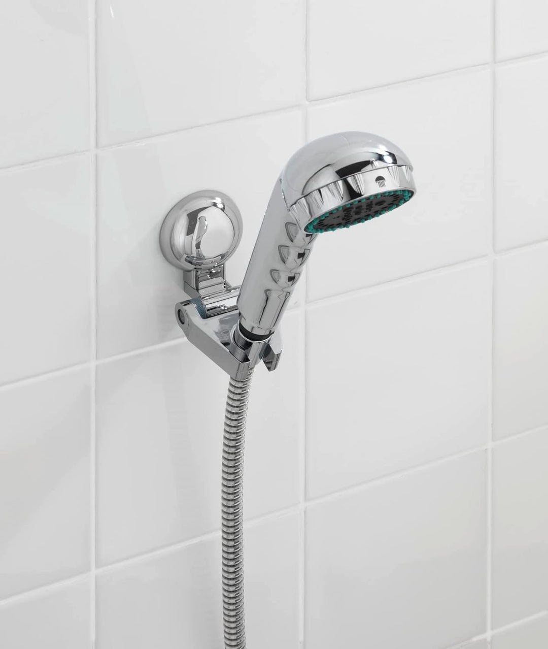 WENKO Duschkopfhalter Mod. Fiorina verstellbar mit Magic-Loc Wandbefestigung TÜV geprüft für festen