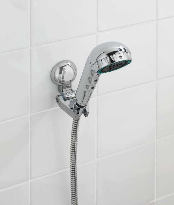 WENKO Duschkopfhalter Mod. Fiorina verstellbar mit Magic-Loc Wandbefestigung TÜV geprüft für festen