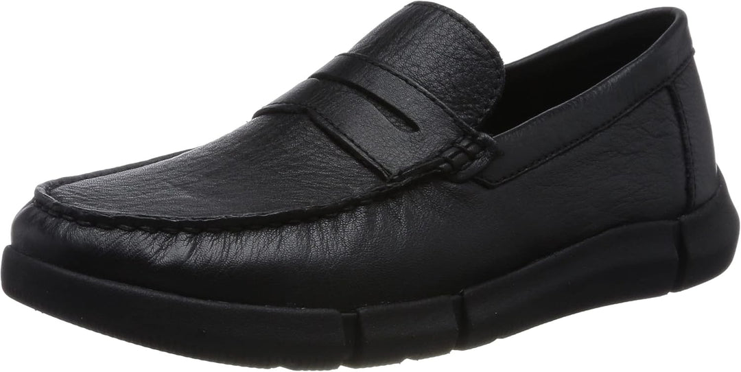 Geox Herren U Adacter M Wide Moccasin 42 EU Schwarz, 42 EU Schwarz