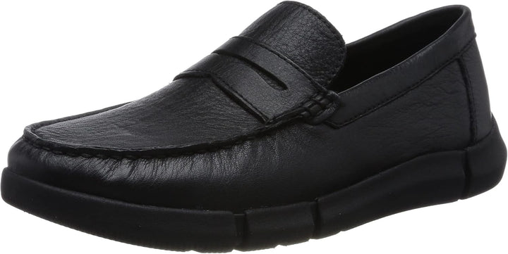 Geox Herren U Adacter M Wide Moccasin 42 EU Schwarz, 42 EU Schwarz