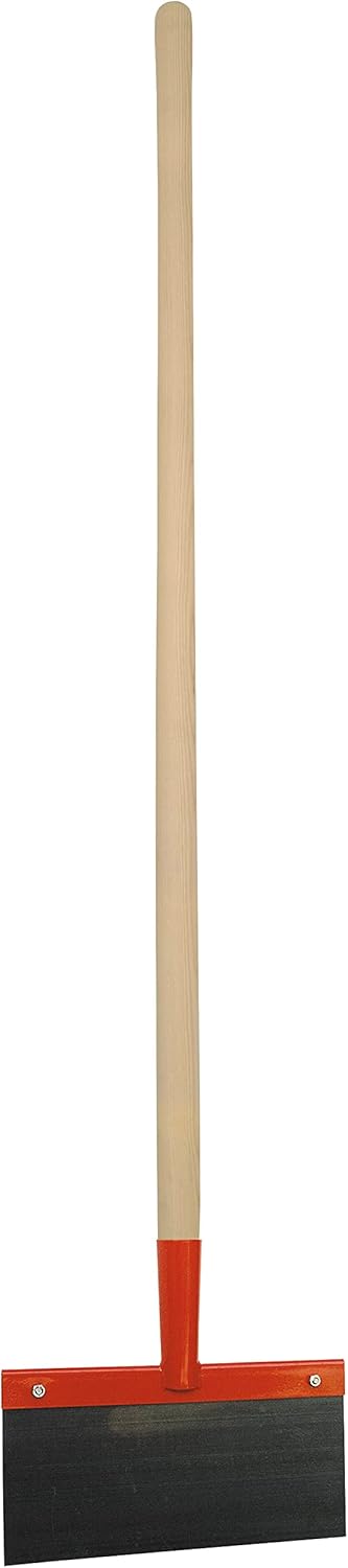 Kerbl Stossscharre 30cm mit Stiel 1 mm Blechstärke, (Schaber, Betonscharre, Eisstösser) ‎29268 Stoss