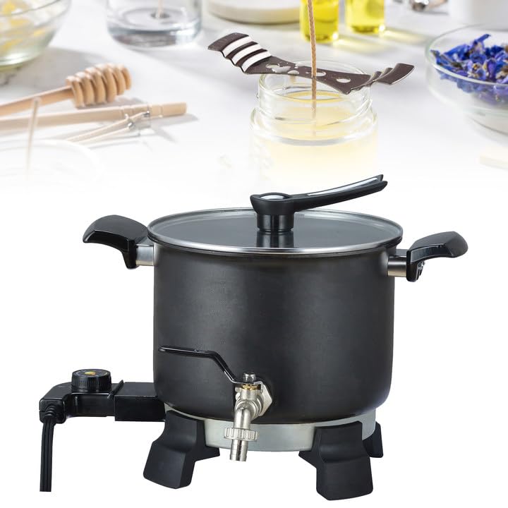 Elektrischer Wachsschmelzgerät für Kerzenherstellung DIY Duftkerze Geschenke hält 5L geschmolzenes W