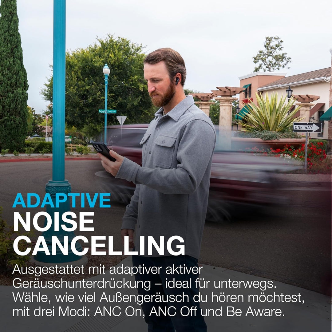 JLab Epic Pods ANC In-Ear Kopfhörer Bluetooth mit Noise Cancelling - Kabellose Earbuds 60+ Std. - Ad