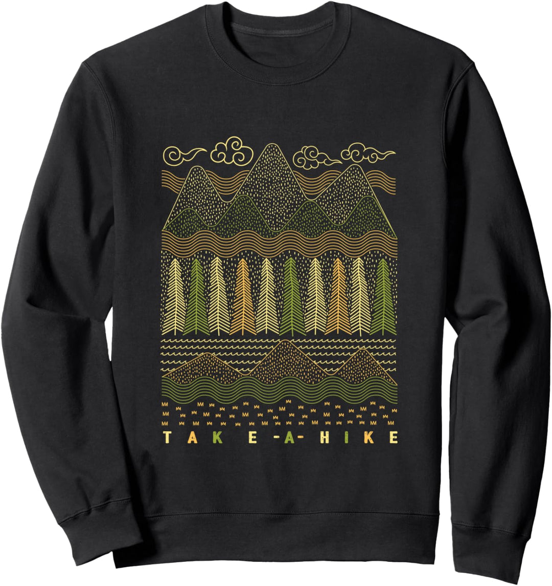 Retro Hiking Camping take a hike shirt nature lover Sweatshirt
