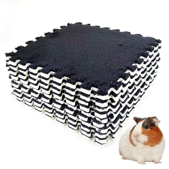Oncpcare 10 Stück 30 x 30 cm Meerschweinchen-Einlagen, waschbar, wiederverwendbar, Meerschweinchen-F