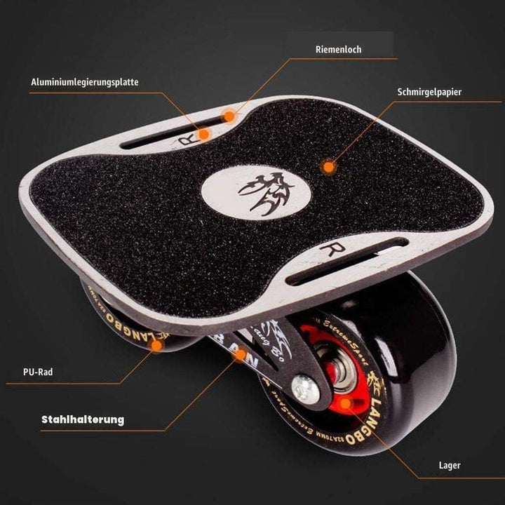 Sumeber Drift Skates Split Skateboard Tragbares Rollschuhdeck Drift High Rebound Skate Outdoor Slidi