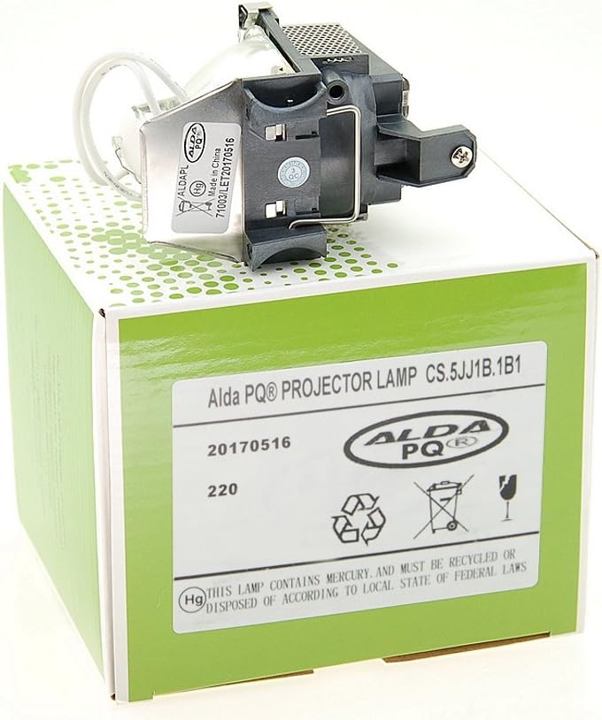 Alda PQ-Premium, Beamerlampe/Ersatzlampe für BENQ MP610 Projektoren, Lampe mit Gehäuse