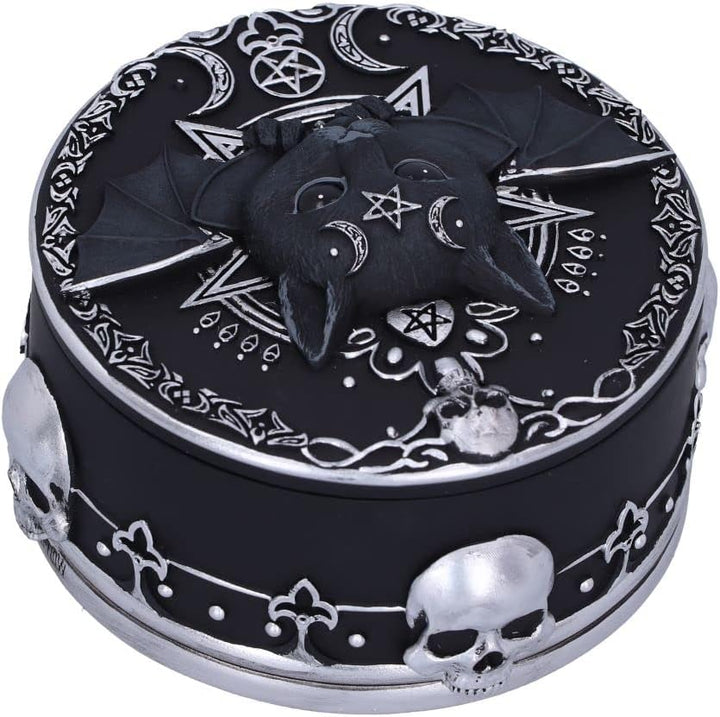 Nemesis Now Malpuss Schmuckdose, Schwarz, 10,8 cm, 10.8cm