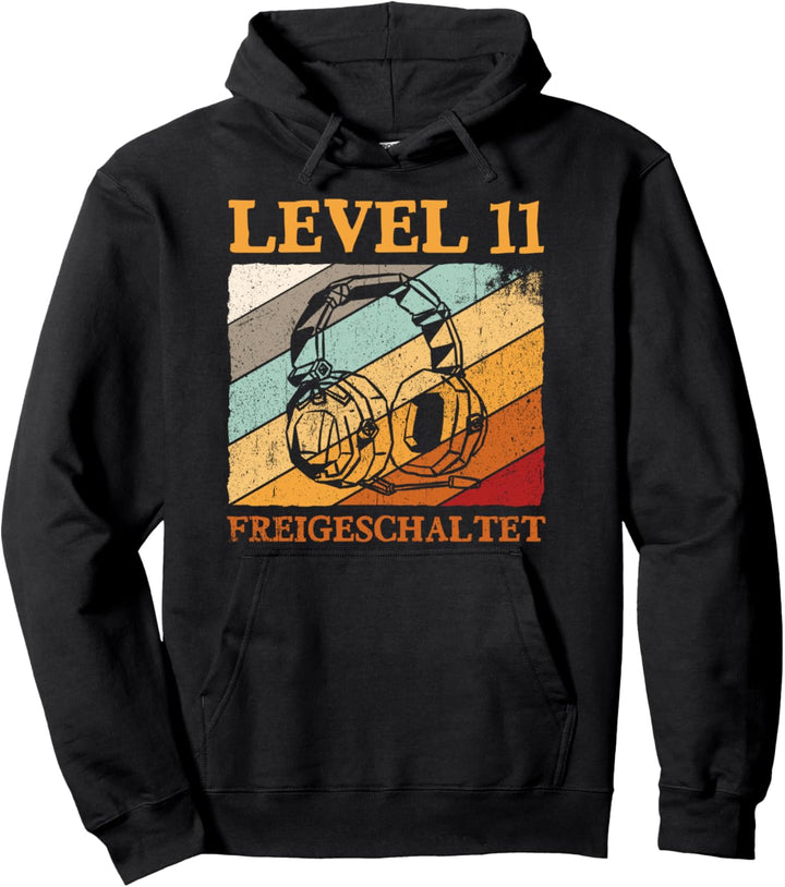 11.Geburtstag Jungen Video Gamer Level 11 freigeschaltet Pullover Hoodie