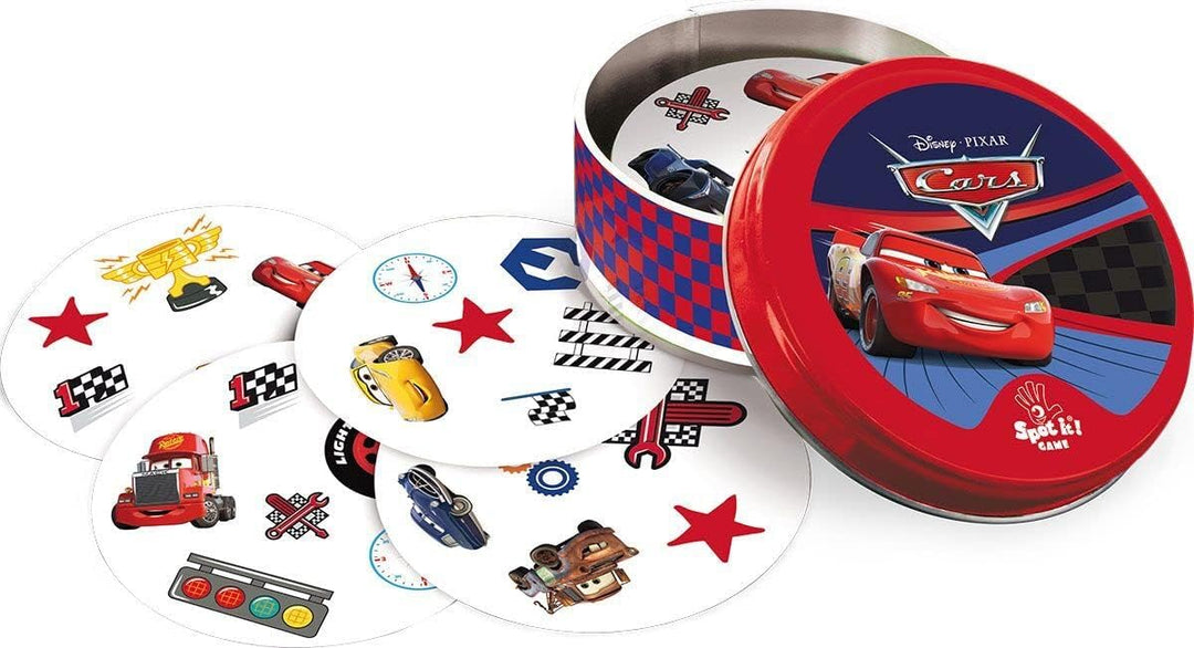 Asmodee ASM0004 - Dobble Cars, Kartenspiel, Mehrfarbig