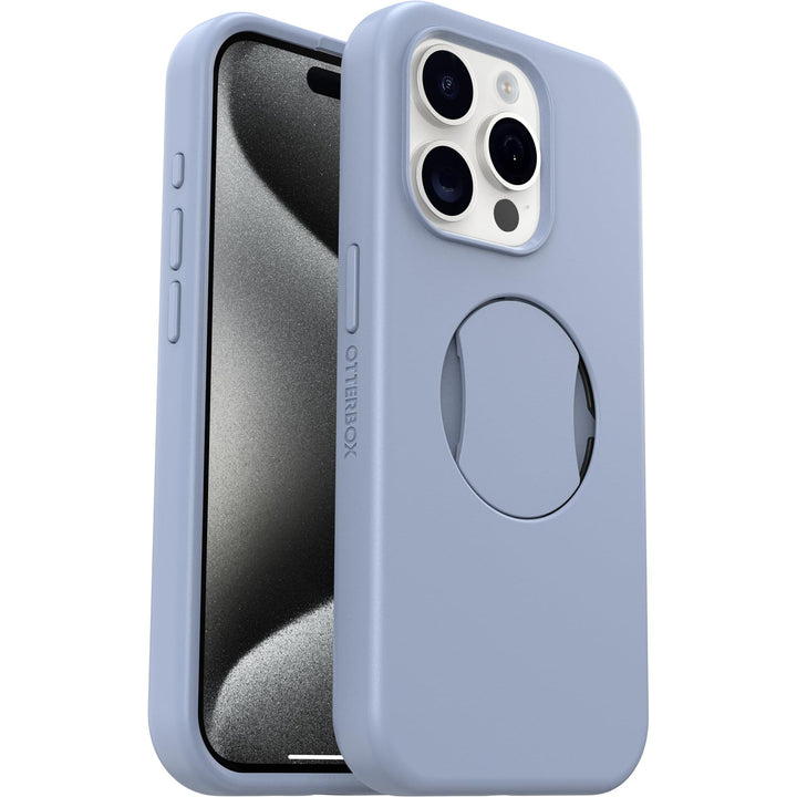 OtterBox OtterGrip Symmetry Hülle für iPhone 15 Pro für MagSafe, Sturzsichere, schützende Hülle mit