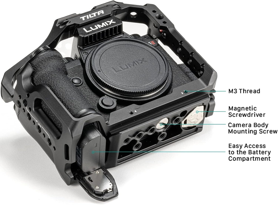 Tilta Full Camera Cage Basic Kit Kompatibel mit S5 II/S5 IIX/G9 II, Aluminiumlegierung Kamera-Videok
