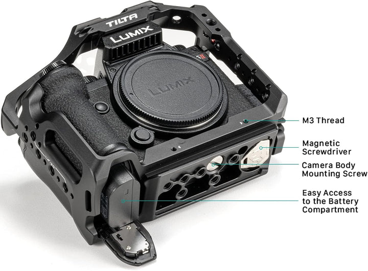 Tilta Full Camera Cage Basic Kit Kompatibel mit S5 II/S5 IIX/G9 II, Aluminiumlegierung Kamera-Videok