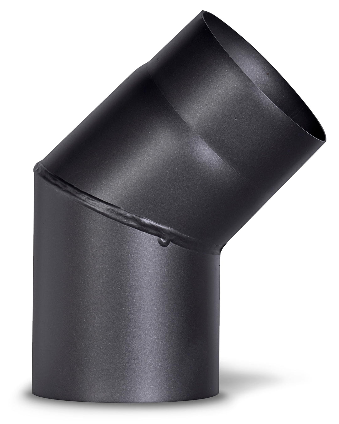 FIREFIX R120/B4O Ofenrohrbogen aus 2 mm starken Stahl (Rauchrohr) in 120 mm Durchmesser, für Kaminöf