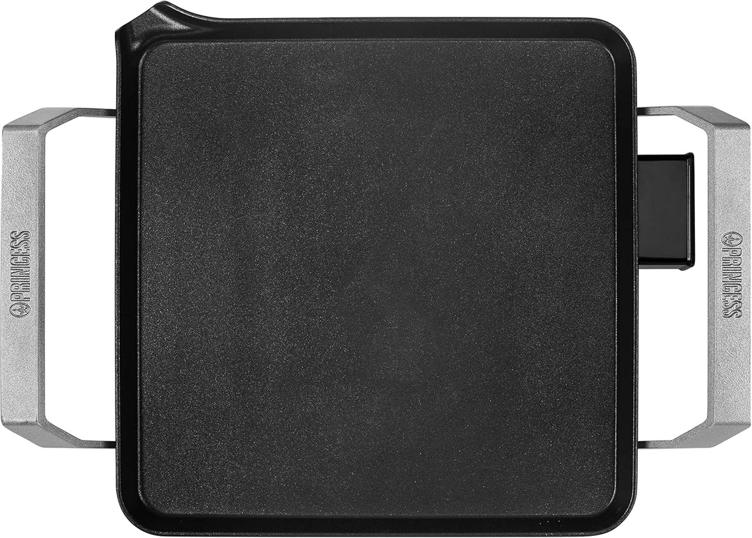 Princess 01.103090.01.001, Elektrische Tischgrills 28 cm x 28 cm Grillfläche Schwarz, 28 cm x 28 cm