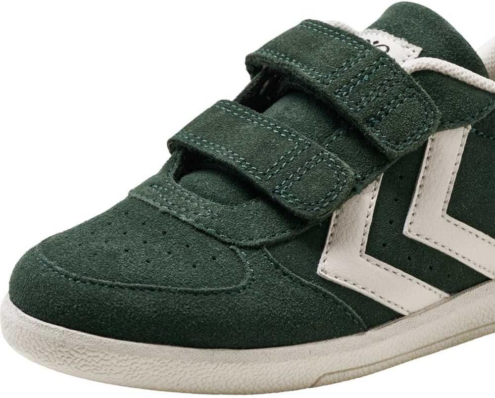 hummel Klettverschluss Sneaker Low Victory Suede Kinder Grösse 19 EU Pineneedle, 19 EU Pineneedle