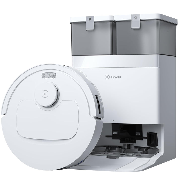 ECOVACS DEEBOT T30e Omni Saugroboter mit Wischfunktion, 25.000 Pa, OZMO Turbo 2.0 Wischen, ZeroTangl