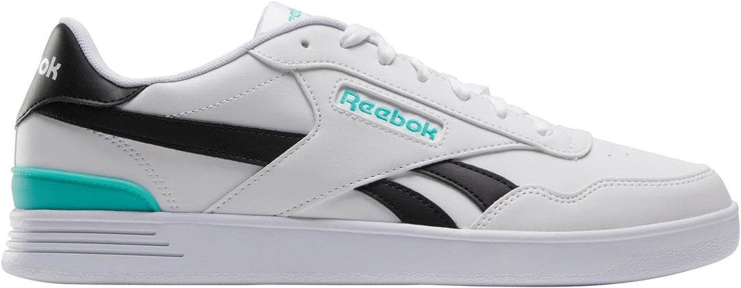 Reebok Unisex Court Advance ClipSneaker 35 EU White Black Teamteal, 35 EU White Black Teamteal