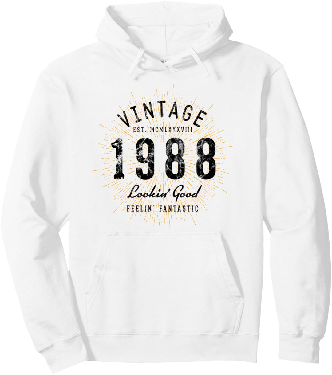 Vintage Geburtstag geboren 1988 Pullover Hoodie
