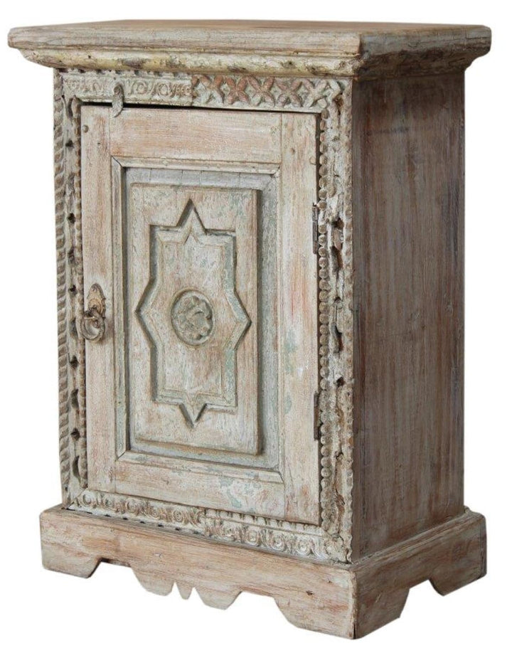 GURU SHOP Vintage Beistellschrank, Kommode, Nachttischschrank, Flurschrank - Modell 86, 62x47x26 cm
