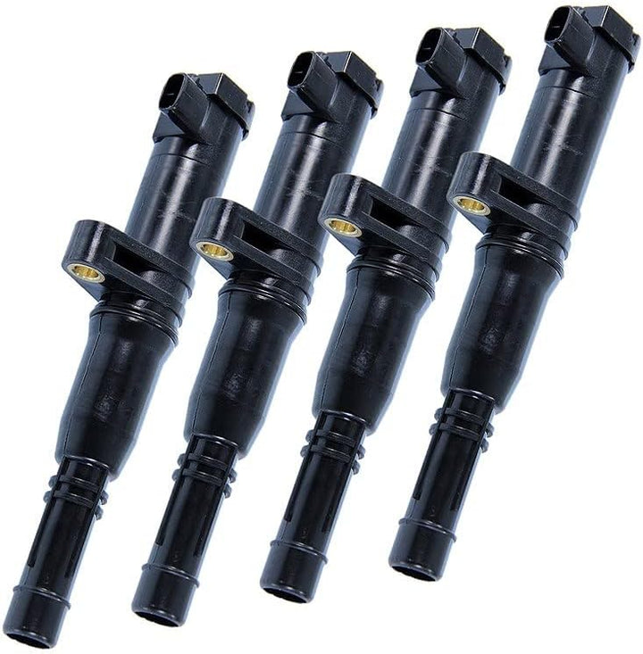BESTPRICE 4x Zündspule 2-polig Zündmodul 12V Stabzündspule