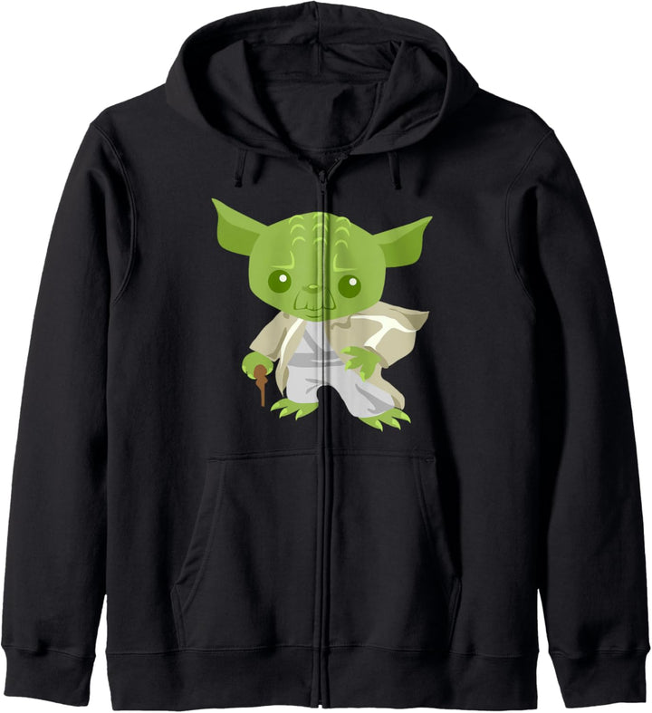 Star Wars Yoda The Cute Wise-Guy Cartoon Jedi Kapuzenjacke