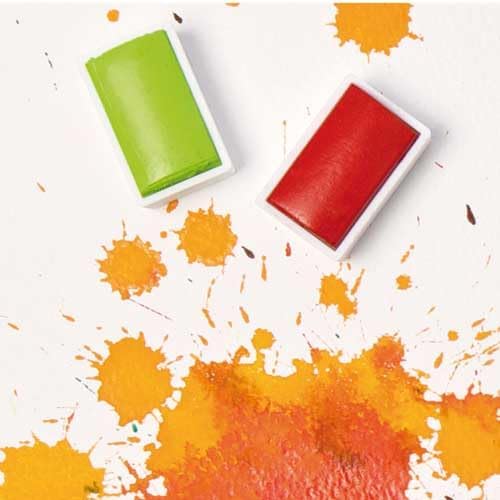 Sennelier Aquarelle Metalldose, 12 halbe Behälter
