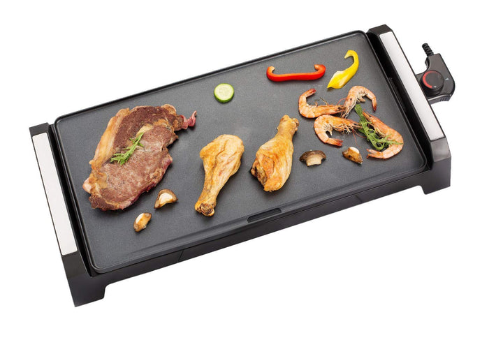 Senya SYCK-G021 Elektrische Plancha Time, XL, 6 bis 8 Personen, Antihaftbeschichtung, 2200 W,