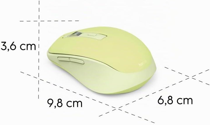 Hama Maus kabellos, Bluetooth/Funk (Multi Device, optische Bluetooth Maus ohne Klickgeräusch, Funkma