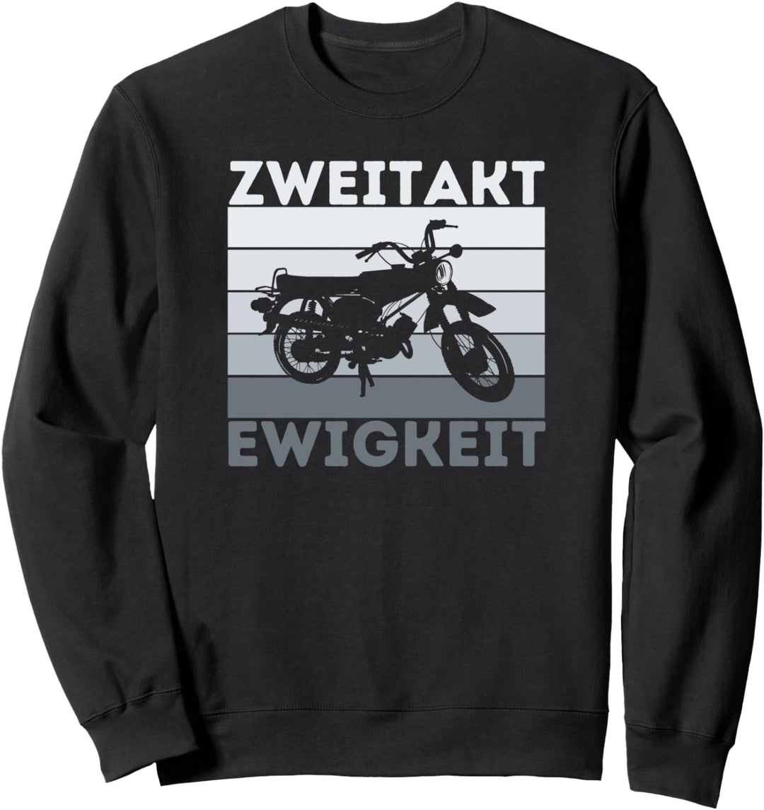 Zweitakt Ewigkeit Simson DDR Moped Retro S51 Vintage Sweatshirt