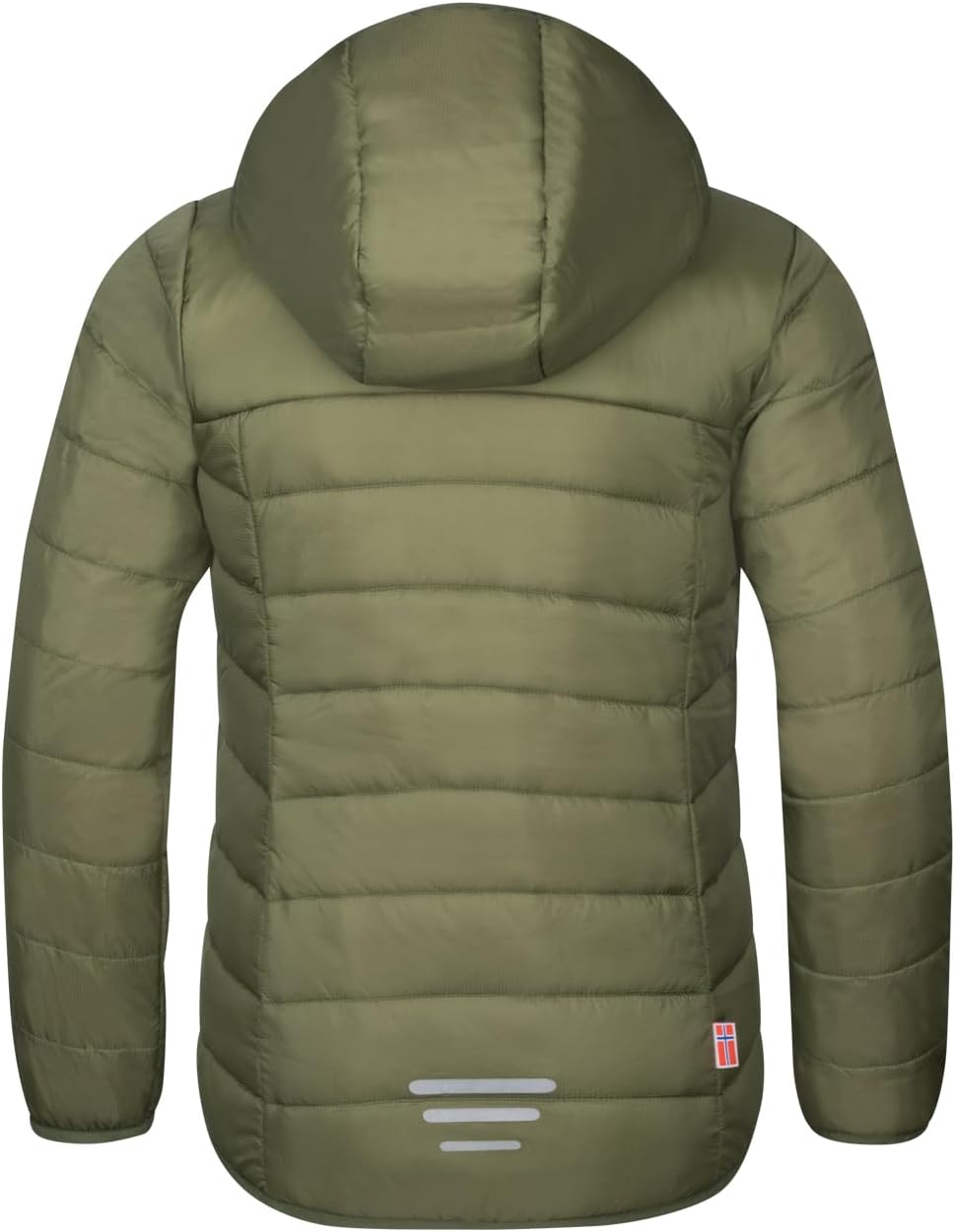 Trollkids Kids Eikefjord Jacket Dusky Olive/Light Magenta 128, Dusky Olive/Light Magenta 128