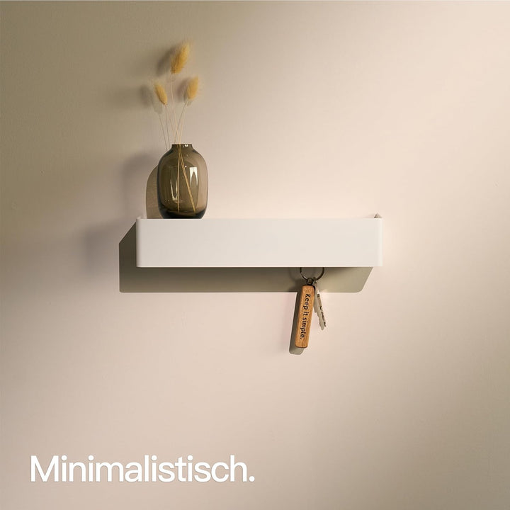 Designfabrik Hamburg Schlüsselbrett | Moderne Schlüsselaufbewahrung mit Ablage | Schlüsselhalter zur
