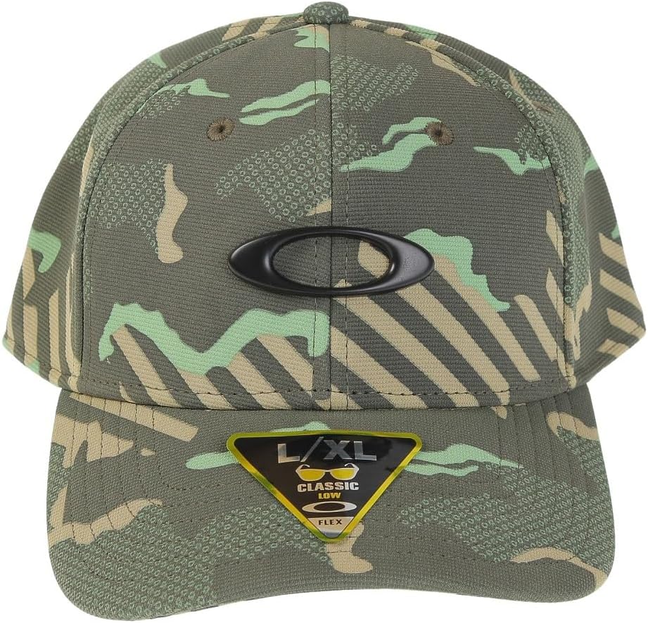 Oakley Herren Tincan Cap S Grüne Streifen/Griff-Tarnmuster, S Grüne Streifen/Griff-Tarnmuster