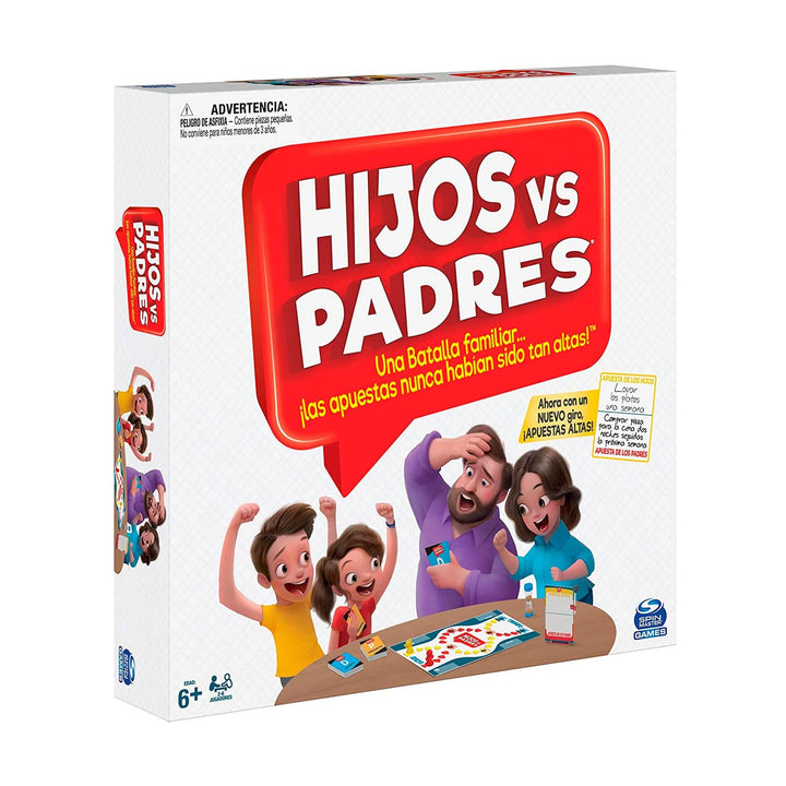 SPIN MASTER Games Klassisches Fragen-Set für die ganze Familie, Sohn, Väter für Kinder ab 6 Jahren (