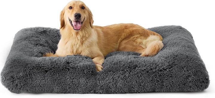 BEDSURE Flauschiges Hundebett Grosse Hunde - 89x58x8 cm Hundebett waschbar für grosse Hunde, rutschf
