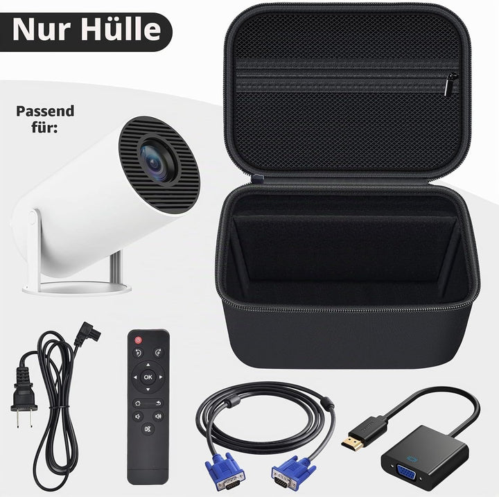 Mini Beamer Tasche Kompatibel mit LQWELL/für Magcubic/für YEEFON/für ELEPHAS/für Alwtniet Beamer 4k,