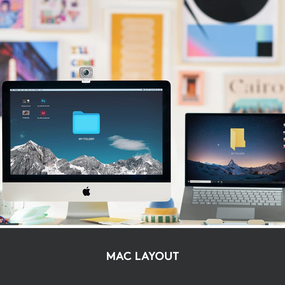 Logitech MX Keys Mini für Mac minimalistische kabellose beleuchtete Tastatur, kompakt, Bluetooth, Hi