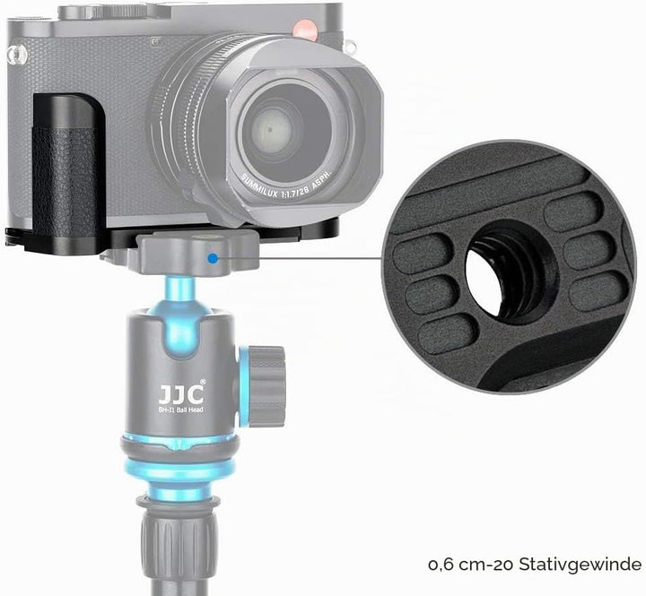 Handgriff Kameragriff für Leica Q2 | Verbessertes Handling | Arca Swiss schnellwechselplatte kompati