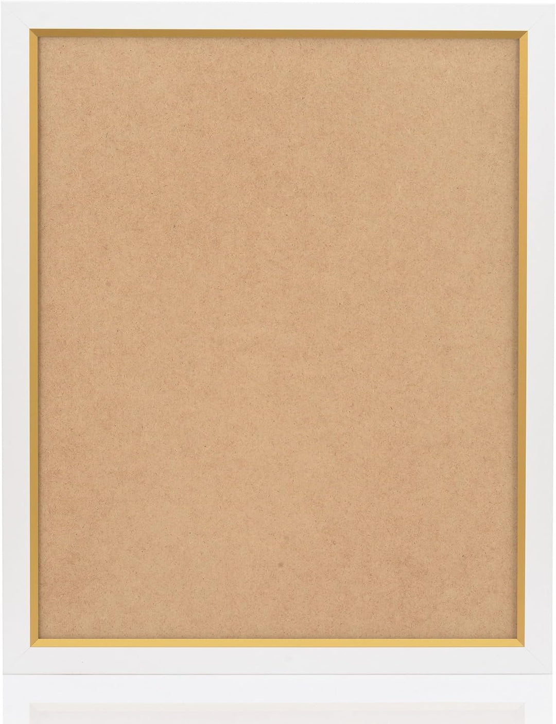 rahmengalerie24 Bilderrahmen 61x91,5 cm New Elegance (POSTERFORMAT) Rahmen weiss Gold Holz Acrylglas